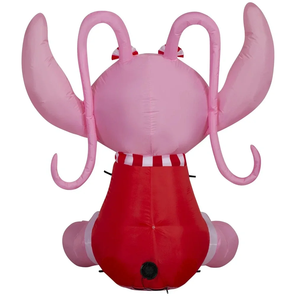 4.5 ft Angel W/ Scarf and‎ Bows Christmas Airblown Yard Inflatable, Multicolor